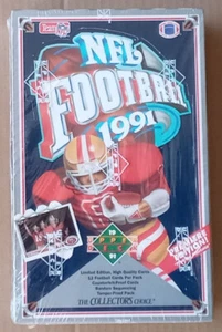 Upper Deck NFL Football 1991 Cards Factory Sealed Box (BD 3) Plus Free Cards. - Bild 1 von 8
