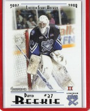 2007/08 Lincoln Stars Series 2 - DAVID REEKIE (g)