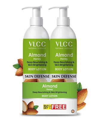 VLCC Almond Honey Deep Nourishing Skin Brightening Body Lotion 350ML Each - Image 1 of 2