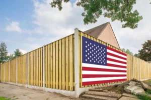 USA Flag Banner - USA Flag Sign - American Flag Banner - America Flag - Picture 1 of 3