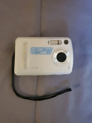 Polaroid A310 Digital Camera - Silver Parts Not Working with Front Case No Power - Image 1 of 4