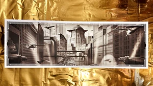 Hollywood Art Print Metropolis Sepia variant edition by Pablo Olivera from BNG - Picture 1 of 6
