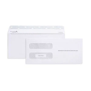 500 1099 NEC Tax Form Envelopes, Fits 3 Part 1099 NEC 2024 Forms, 3 13/16’’ x... - Picture 1 of 4