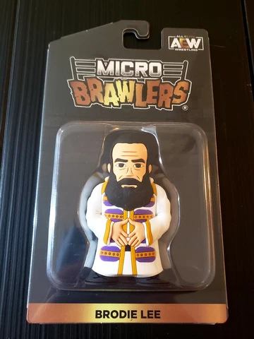 Brodie Lee "Micro Brawlers" Wave 1 All Elite Crate Sealed AEW Figure - NEW Cover