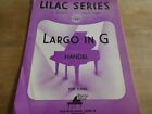 VINTAGE SHEET MUSIC LILAC SERIES No 19 LARGO IN G BY HANDLE #491