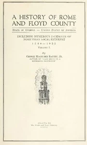 1922 ROME & FLOYD County Georgia GA, History and Genealogy Ancestry DVD CD B01 - Picture 1 of 2