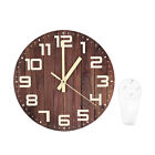 10in Wall Digital Clock Modern Design Frameless 3d Round Digital Clock Indoor