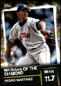 Pedro Martinez 2020 Topps WARriors of the Diamond 5x7 Gold #WOD-23 /10 Red Sox 