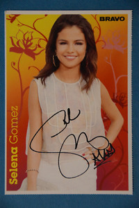 Selena Gomez & Daniel Radcliffe  - 2011 German Bravo collector card - ultra rare