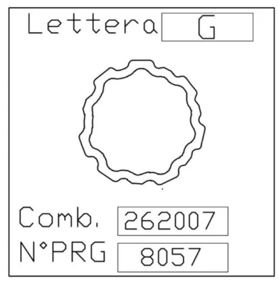 For Maserati FREE FEDEX 2 DAY 8057 (G) OEM Replace Wheel Lock Key Ghibli Levante - Image 1 of 3
