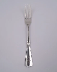 Jugendstil Gabel Franz Bahner 800 Silber Antik Besteck Monogramm Sammler 1900 - Bild 1 von 10