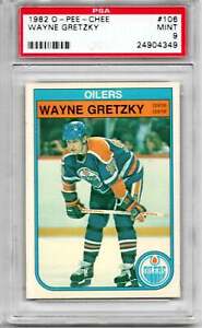 1982 OPC Opeechee O-Pee-Chee #106 Wayne Gretzky PSA 9 Edmonton Oilers HK