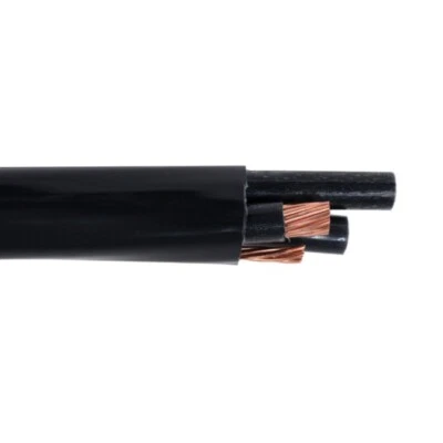 50' 4/3 VNTC Tray Cable With Ground TC-ER THHN/PVC Control Wire Black 600V - Image 1 of 3