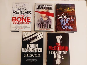 Hardback Thriller Crime Book Collection - Foto 1 di 12
