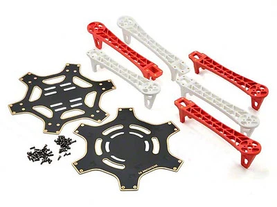 F550 6-Axis Multirotor Hexacopter Frame Airframe Kit Integrated PCB Wiring Plane - Image 1 of 4