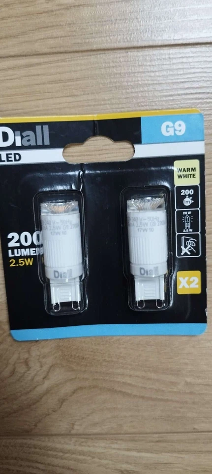 G9 Bulb 2 LED 200lm 2.5W - Image 1 of 1