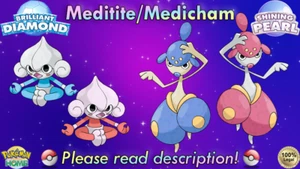 💎Shiny/Non-shiny Meditite/Medicham 6IV💎Pokémon BD/SP (💯Legal) - Picture 1 of 39