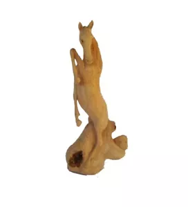 Parasite Wood Horse Carving - Picture 1 of 1
