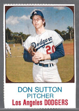 Don Sutton Los Angeles Dodgers 1975 Hostess Baseball Card #7 (A)