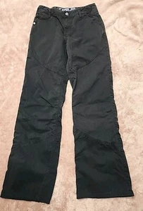 ☆ Cabelas Girl's Youth Ultimate Outdoor Boot Cut Pants Sz 16 Black Cotton Blend - Picture 1 of 11