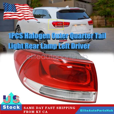 Lámpara de luz trasera halógena lateral izquierda buzo para KIA Sorento 2016 2017 2018 LH EE. UU. Foto 1 de 4