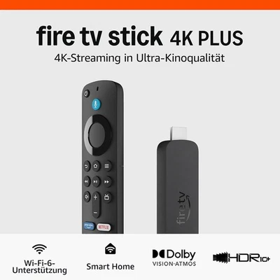Amazon Fire TV Stick 4K Plus | Wi-Fi 6 | Dolby Vision/Atmos | HDR10+ | NEU & OVP - Bild 1 von 4