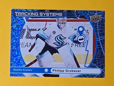 Philipp Grubauer Kraken - 2025-26 UD Series 1 - Tracking Systems TS-12 - Speckle - Image 1 of 2