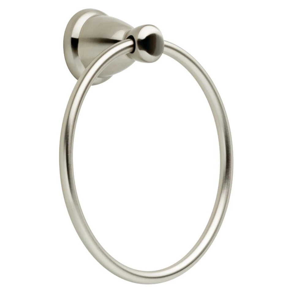 Franklin Brass Kin46 Kinla Wall Mounted Towel Ring Satin Nickel