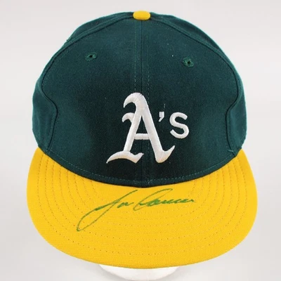 Jose Canseco Signed Hat A's New Era Fitted 7-5/8 - COA JSA - Image 1 of 4