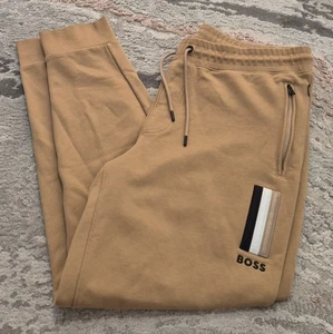 BOSS Lamont 124 tracksuit bottoms beige XL - Picture 1 of 9
