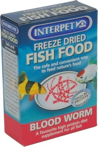 Interpet Freeze Dried Aquarium Fish Food, Safe, Natural, High Protein, Blood Wo - Picture 1 of 3