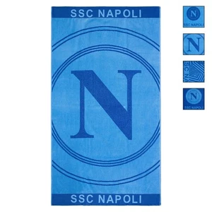 Toalla de playa SSC Napoli de rizo de algodón 90x170cm Producto oficial 7119 - Imagen 1 de 25