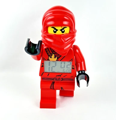 Lego Ninjago Kai Digital Alarm Clock 9" Tall No Sword **Tested & Working** - Image 1 of 4