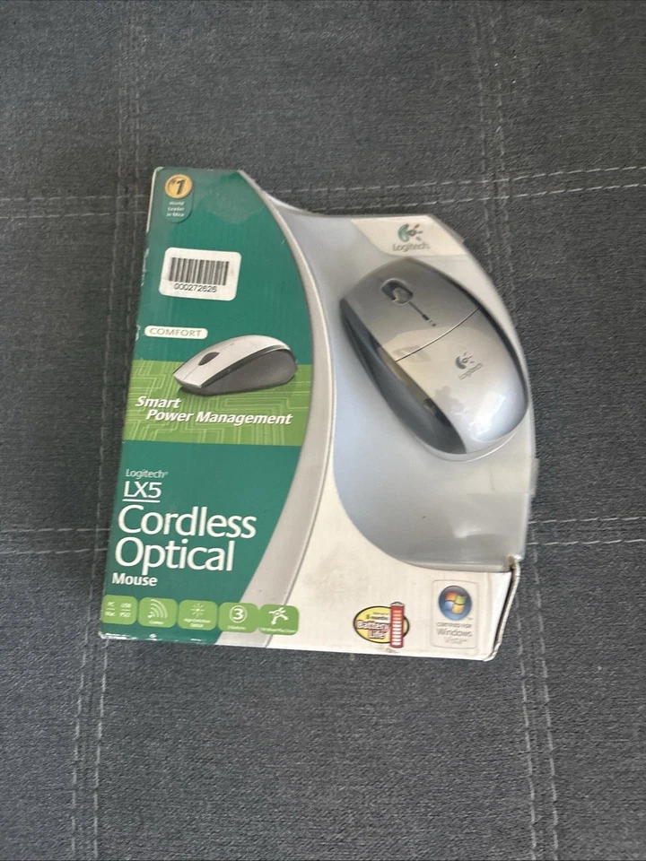 Logitech LX5 Cordless Optical Mouse - Image 1 of 2