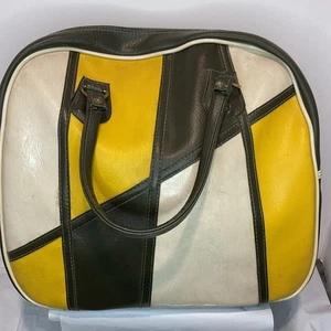 Borsa vintage Bonnie International palla da bowling con cerniera amorevole e chiavi 14x12x4" - Foto 1 di 10