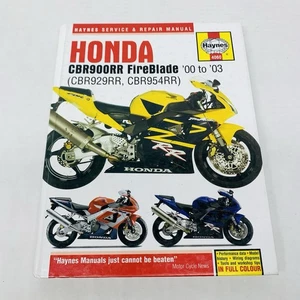 Honda FireBlade 2000-2003 CBR900RR CBR954RR Reparaturanleitung Haynes 4060 Hardcover - Bild 1 von 23