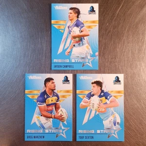 2022 NRL Traders Rising Stars Team Set (3 Cards) Gold Coast Titans - Picture 1 of 2