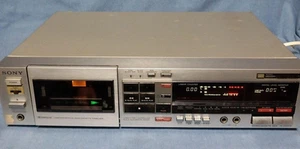 SONY TC-FX707R Stereo Cassette Deck Auto Reverse Amorphous Head Vintage 1983 - Picture 1 of 12