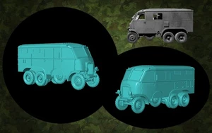 Kit maqueta para montar y pintar - Vehículo militar . SPA Dovunque 35 radio - Foto 1 di 2