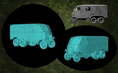 Kit maqueta para montar y pintar - Vehículo militar . SPA Dovunque 35 radio - Immagine 1 di 2