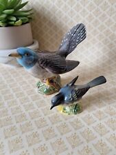 Beswick Vintage Porcelain Birds Figurines 2315 African Cuckoo 1041 Small Wagtail