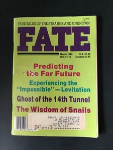 Fate Magazine March 1989 Predicting the Far Future - Foto 1 di 2