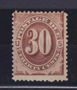 USA POSTAGE DUE 1879, 30c, BROWN, MLH - Picture 1 of 1