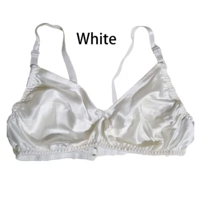 Mujeres Brillante Satén Seda Sujetador Lencería Bralette Ultra-delgado Inalámbrico Prendas para el torso/Ropa Interior Foto 1 de 4