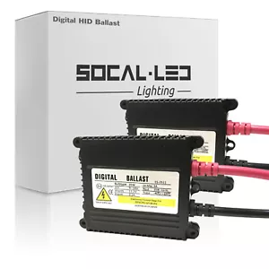 SOCAL-LED 2x Digital HID Ballast Replacement 35W DC Slim Design for Lexus Acura - Bild 1 von 6