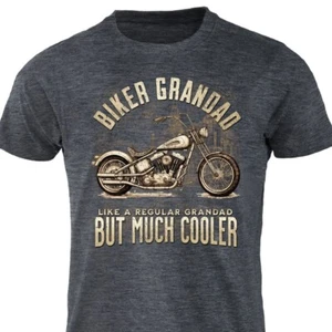 Chopper Motorrad Vintage T-Shirt Biker Opa wie normal, aber viel kühler T-Shirt - Bild 1 von 13