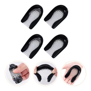 2 Pairs Cushions Feet Insoles Cups Heel Cups Inserts Silicone Heel Cup Pads - Picture 1 of 12