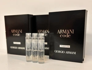 GIORGIO ARMANI ARMANI CODE  Men's Parfume  Sample Spray 0.04fl.oz/1.2ml X 03 PCS - Picture 1 of 4