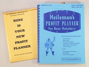 1954 Heileman's Old Style Beer Profit Planner for Beer Retailer's & Envelope - Picture 1 of 12
