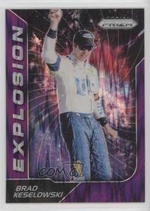 2018 Panini Prizm Explosion Purple Flash Prizm Brad Keselowski #88
